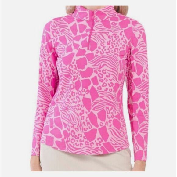 Women's IBKUL Golf Long Sleeve Top Size L - Picture 1 of 6